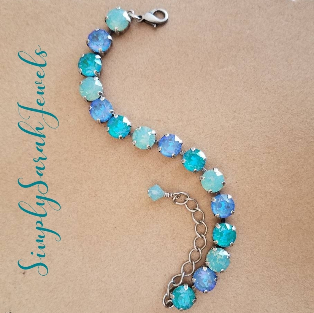 Austrian Crystal Bracelet in Silver